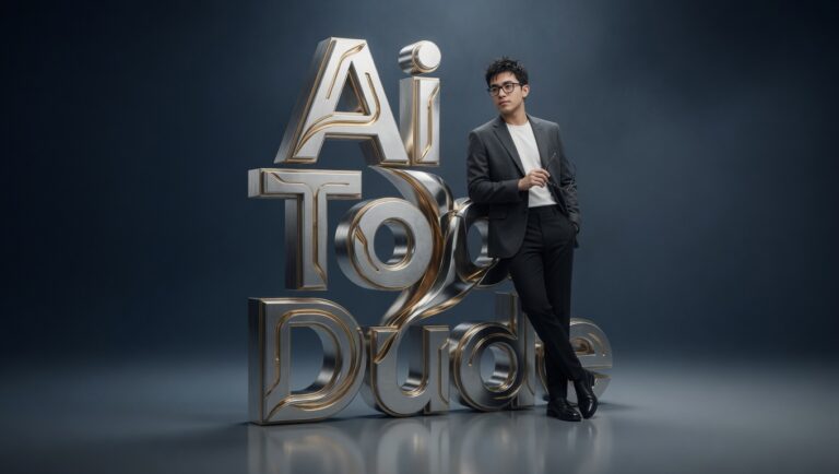 Luxury 3D Logo Studio Portrait