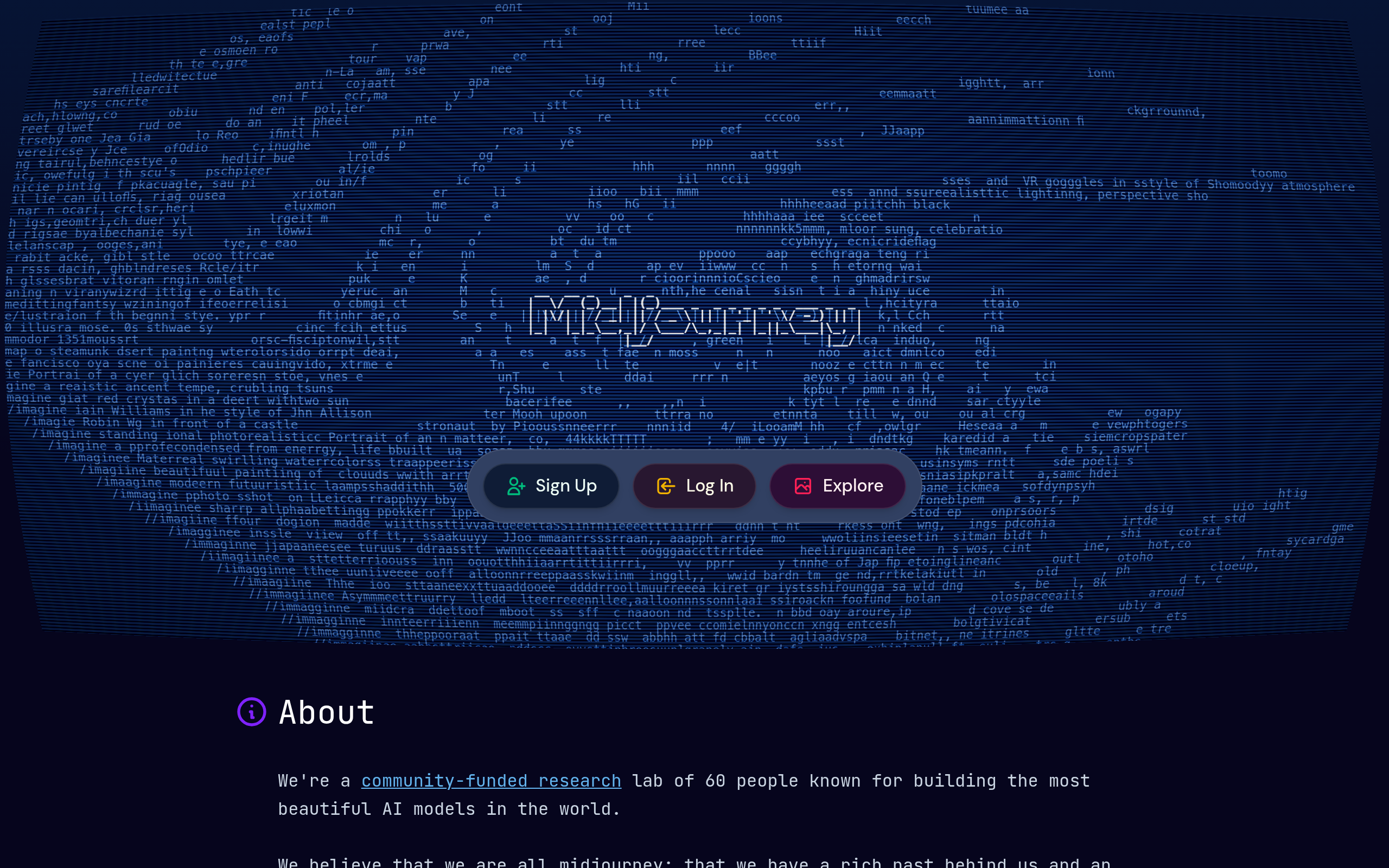 Screenshot de Midjourney