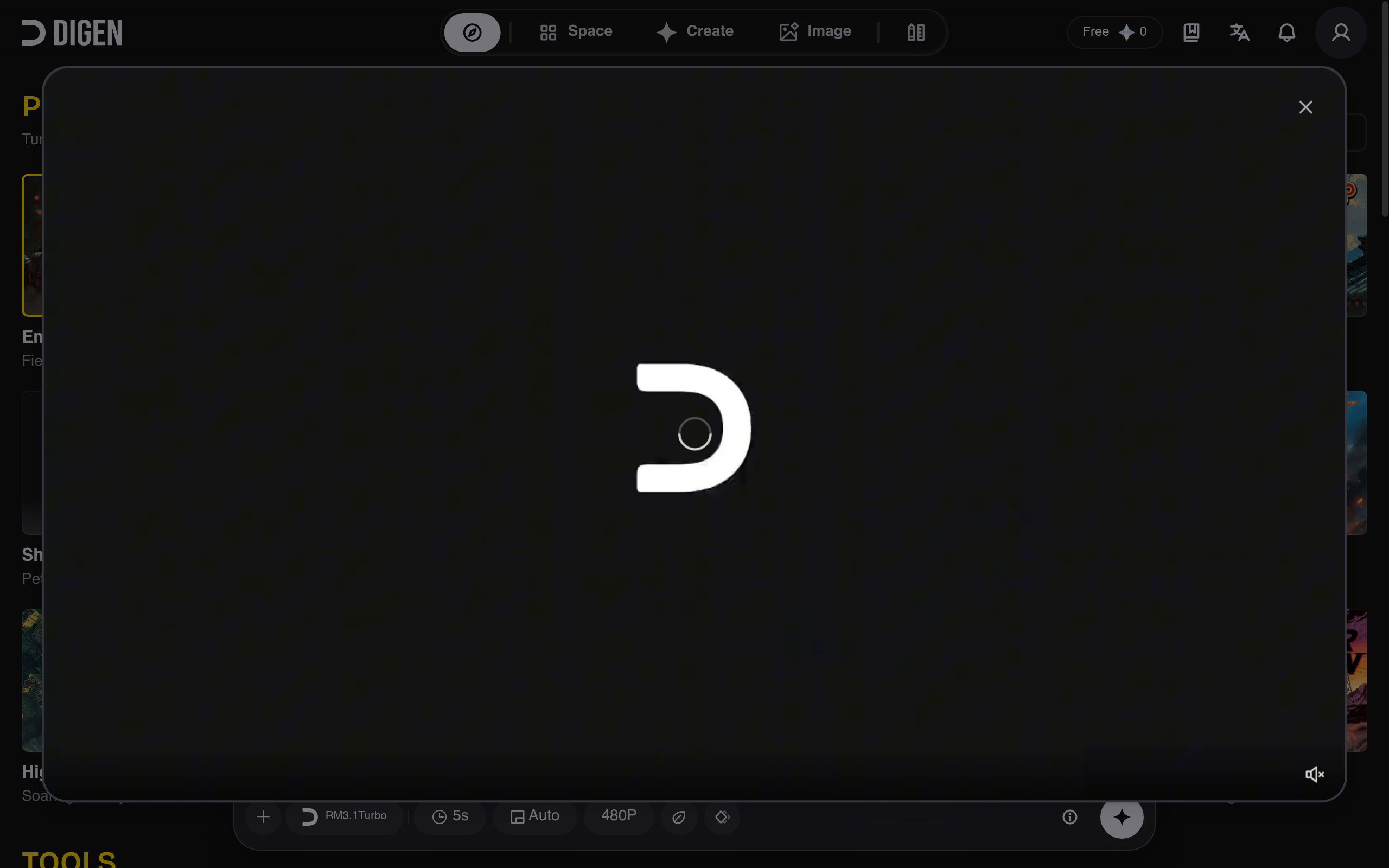Screenshot de Digen AI