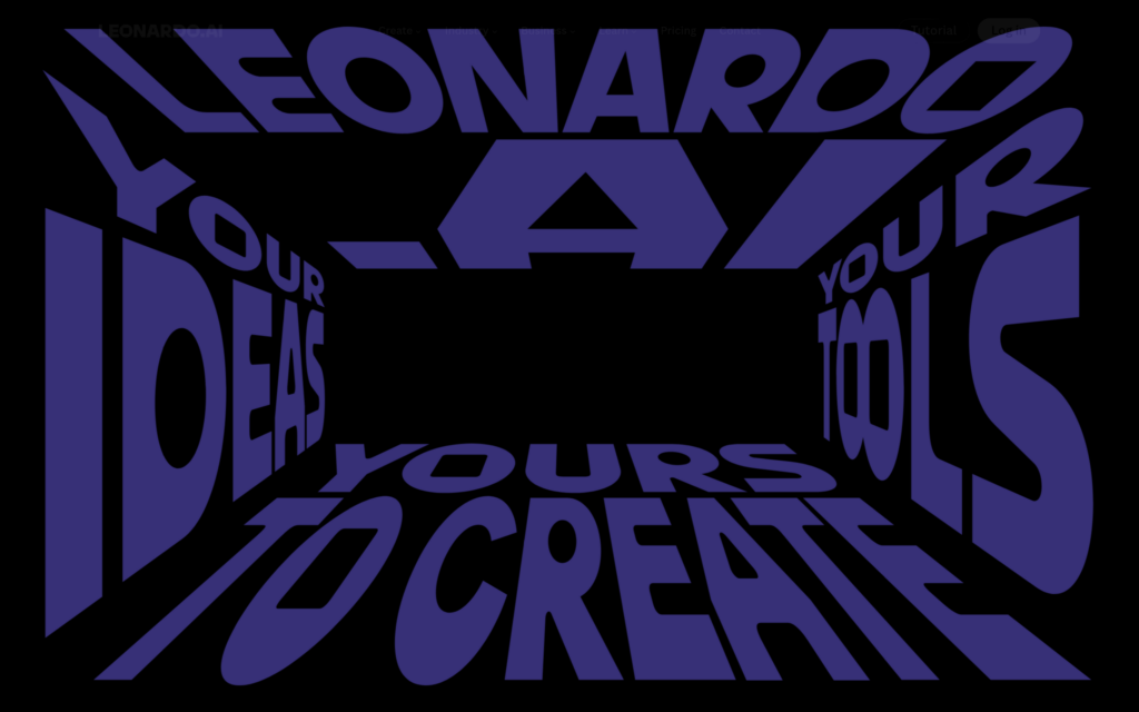 Screenshot de Leonardo AI