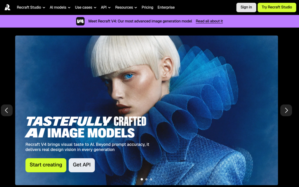 Screenshot de Recraft